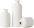 Ceramic vase set - Modern home decor vases - Suitable for bookshelves, living rooms, bedrooms, dining table decoration, gifts and small flower arrangements (3 pieces)